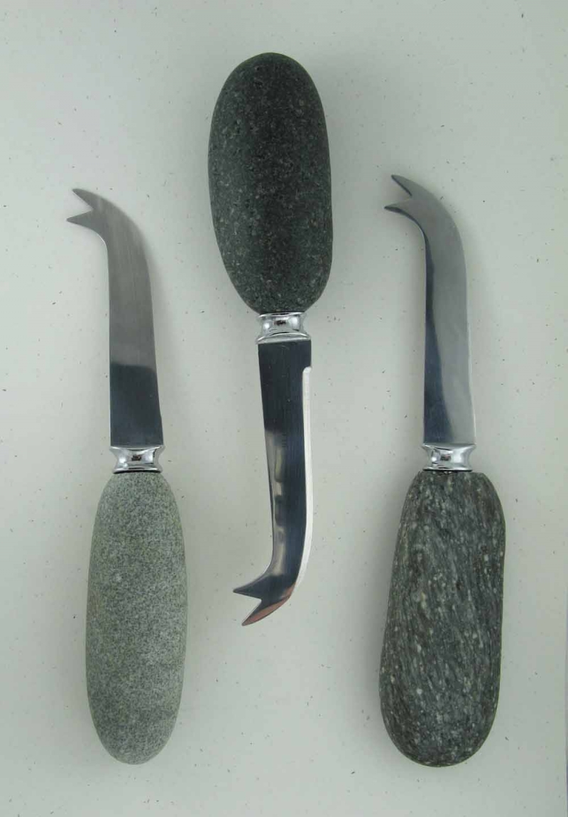 Stone Handle Cheese Knives